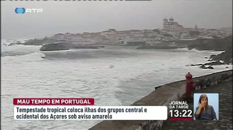 Tempestade Tropical Coloca Portugal Sob Alerta De Mau Tempo