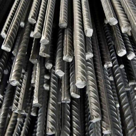 Long Durable Solid Strong And Safe Grey Tmt Bars For Construction At