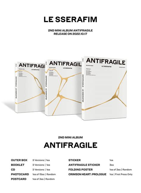 Le Sserafim Antifragile 2nd Mini Album Cokodive