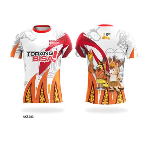 Tshirt Kaos Baju Jersey PON PAPUA 2021 Torang Bisa Lengan Pendek Dryfit