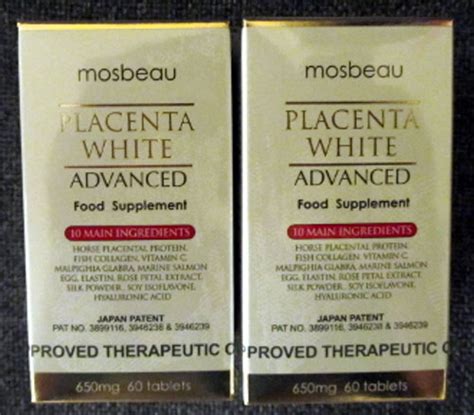 120 Tablets Mosbeau Placenta White Anti Aging Whitening Joodleshop