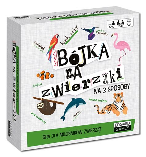 Edgard Games gra edukacyjna Bójka na zwierzaki Edgard Games Sklep