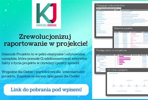 Dziennik Projektu Zrewolucjonizuj Raportowanie W Projekcie