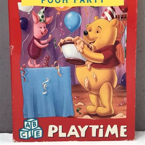 Disneys Winnie The Pooh Playtime Pooh Party Vhs Video Tape Vtg Play