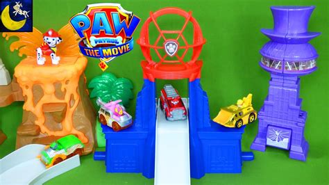 Paw Patrol THE MOVIE Total City Rescue Set True Metal Playset Big City