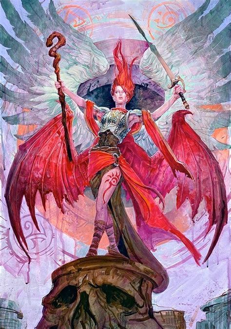 Kaalia Of The Vast Scott M Fischer 1400 2000 Mtgporn Mtg Art