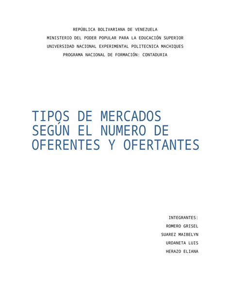 Docx Tipos De Mercados Dokumen Tips