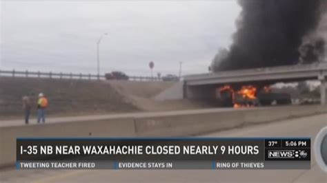 Drivers Escape Fiery Waxahachie Crash