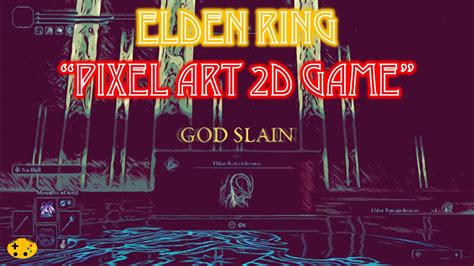 Elden Ring Pixel Art 2d Game One Shot Ending Credit To Creator