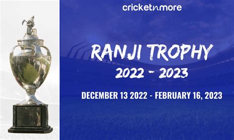 BCCI Cricket Ranji Trophy 2022-23 live match score today, Ranji Trophy ...