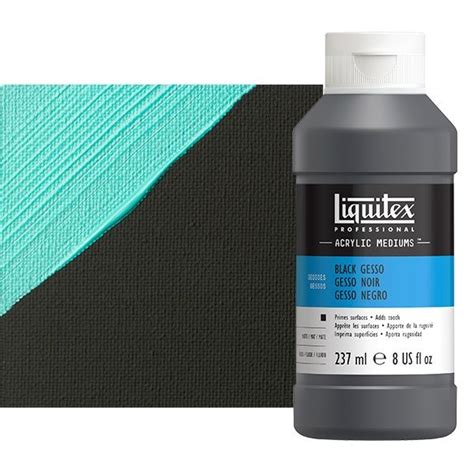 Liquitex Acrylic Gesso Surface Prep Mediums Black Oz Jerry S Artarama