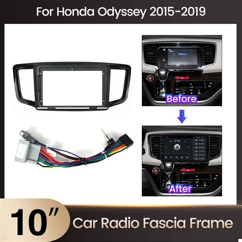 Double Din Car Radio Fascia For Honda Odyssey Dashboard