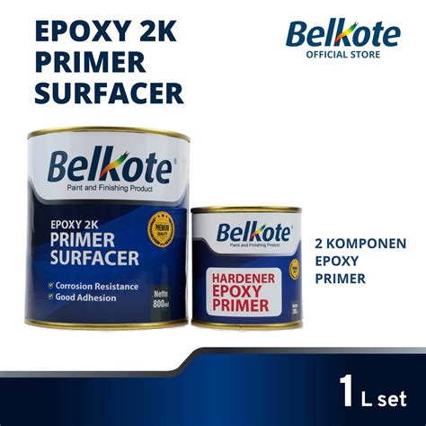 Jual Belkote Epoxy 2K Primer Surfacer Grey Cat Dasar Epoxy Cat