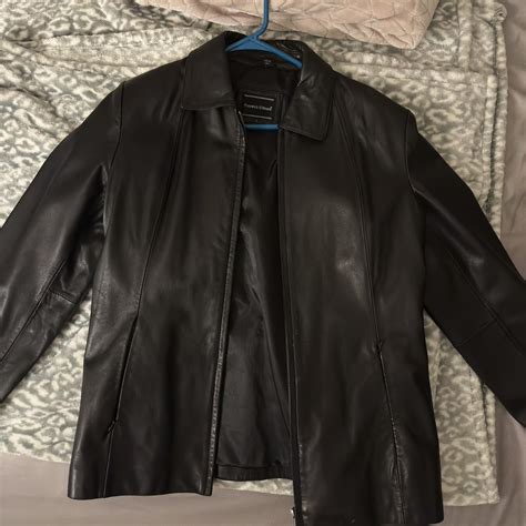 Preswick And Moore Leather Jacket Size Large Scuff Depop