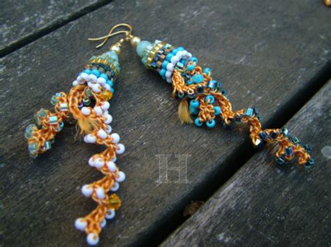 Diy Clearly Helena Beaded Crochet Jewelry Set In Deco Style