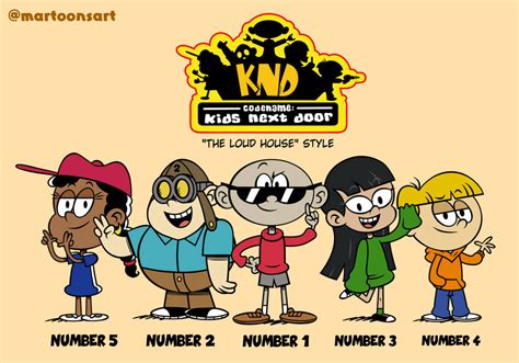 Kids Next Door In The Loud House Style By Martoonsarts On Deviantart