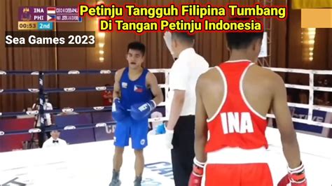 Petinju Indonesia Taklukkan Petinju Tangguh Filipina Youtube