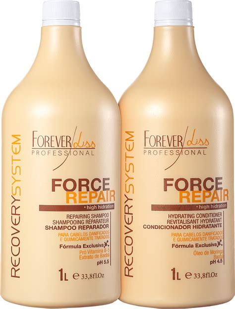 Kit Forever Liss Force Repair Salon Duo Beautybox