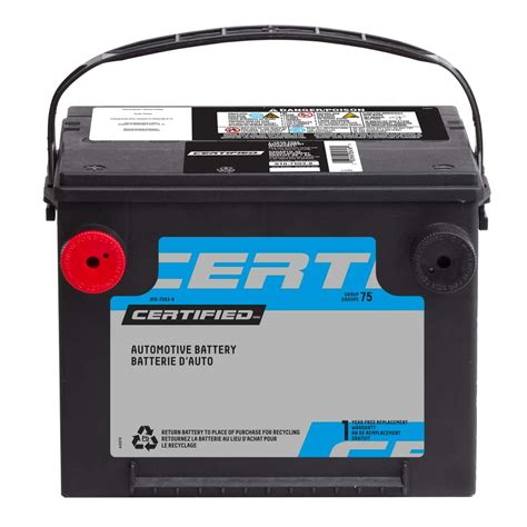 Certified Group Size 75 Battery 575 CCA Canadian Tire