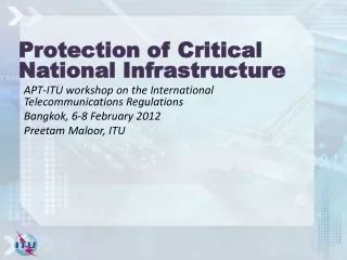 PPT Critical Infrastructure Protection PowerPoint Presentation Free