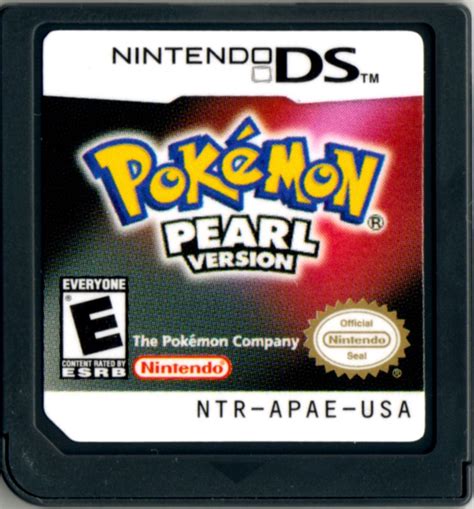 Pokémon Pearl Version 2006 Nintendo DS box cover art MobyGames