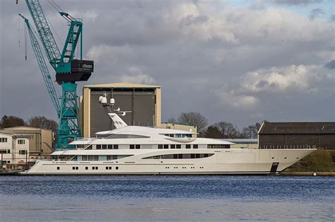 In Pictures Lürssen Launches 85m Motor Yacht Areti Syt