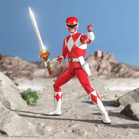 Mighty Morphin Power Rangers Gal Cticos Figura Ultimates Red Ranger 18