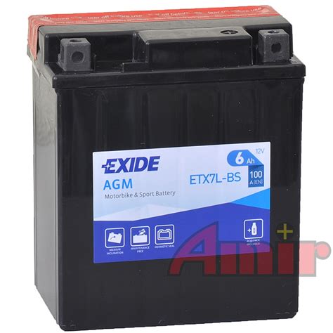 Akumulator Exide Bike ETX7L BS 12V 6Ah 100A Amir