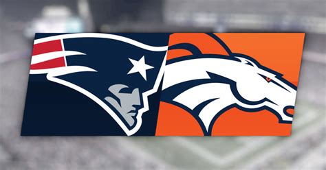 New England Patriots Vs Denver Broncos In Foxborough At