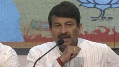 Manoj Tiwari On Aap Sanjay Singh Conspiracy Against Kejriwal Charge