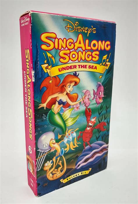 1990 Disneys Sing Along Songs Under The Sea Volume 6 Etsy Canada