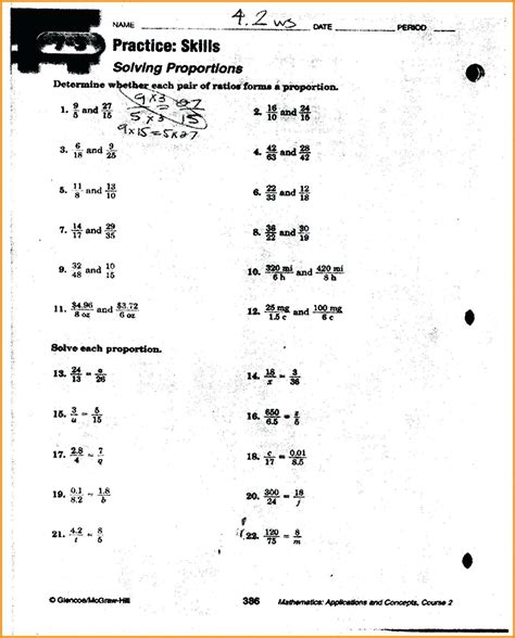 Ratio And Proportion 11 Plus Worksheet Pdf