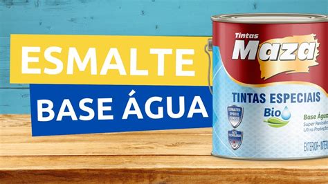 ESMALTE BASE ÁGUA LINHA IMOBILIÁRIA Tintas Maza YouTube