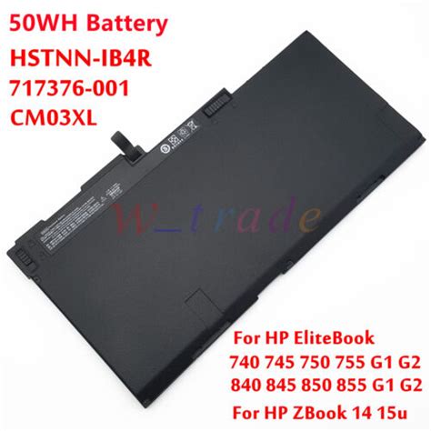 50wh New Battery Cm03xl For Hp Zbook 14 G2 15u E7u24aa Mobile Workstation Ebay