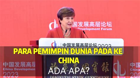 Mengapa Para Pemimpin Dunia Dan Modal Dunia Berbondong Bondong Ke China