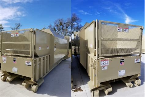 Self Contained Compactors Dual Recycling Compactor Waste Equipment