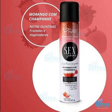 Comprar Desodorante Morango Suave Fragrance Sensual Sex Femme Atacado Bittes Cosmeticos