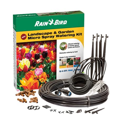 Rain Bird LNDDRIPKIT Drip Watering Kit, Green, 108-Piece