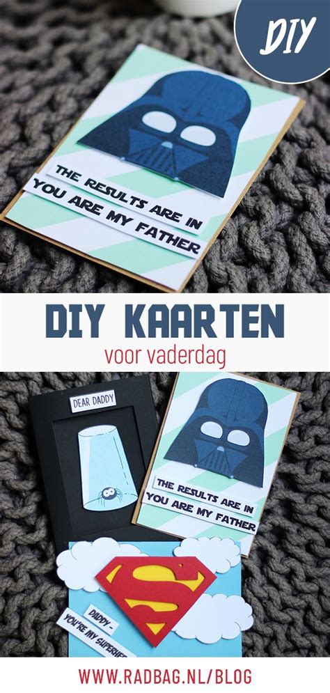 Diy Vaderdag Kaart Voor Onze Superheld Papa Is De Beste Gum