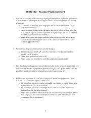 Practice Problem Set Pdf Econ Practice Problem Set