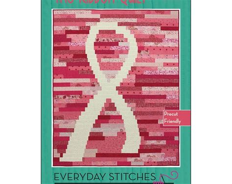 Cancer Awareness The Ribbon Quilt Pattern Everyday Stitches Sewing