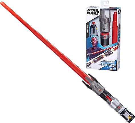 Amazon.com: STAR WARS Lightsaber Forge Darth Maul Extendable Red ...