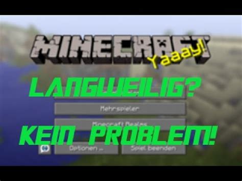 Was Tun Wenn Minecraft Langweilig Wird YouTube