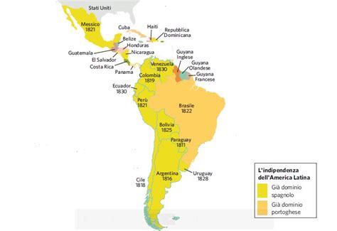 L Indipendenza Dell America Latina Itaca Scuola Itaca Scuola