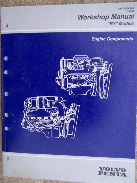 1998 Volvo Penta Stern Drive Engine Components By Models Workshop Manual U 1883451233