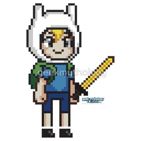 Finn The Human Pixel Designed By Geek Mythology Llc Check Out All