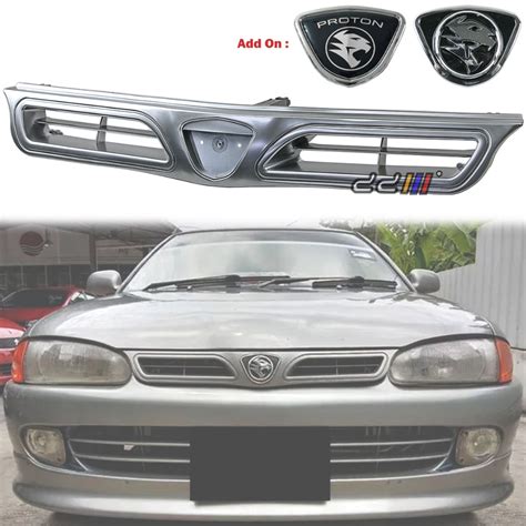 Ready Stock Proton Wira Front Grill Mask Grille Depan Sarong Wira