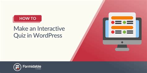 How To Make An Interactive Quiz In Wordpress