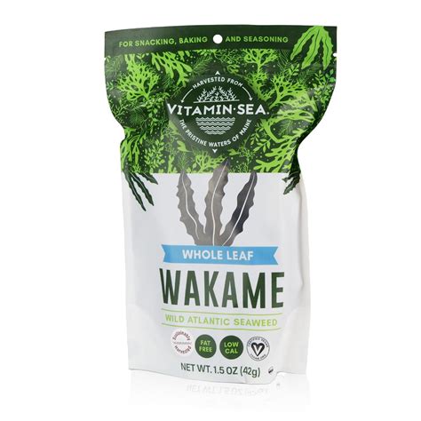 Wakame Dried Seaweed Wild North Atlantic Seaweed For Snacking