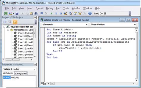 Excel Vba Hide All Worksheets